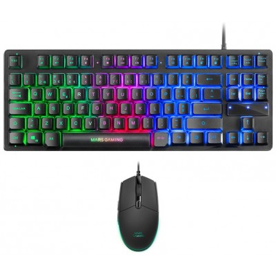 TECLADO MOUSE Y ALFOMBRILLA MARS GAMING MCPWTKLES