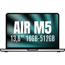 MACBOOK AIR APPLE 13"" M5 16GB 8CORE GPU PLATA 512GB (Espera 4 dias)