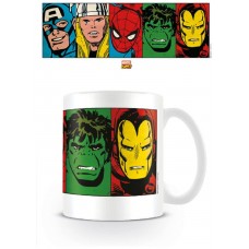 TAZA DESAYUNO MARVEL CARAS COMIC PYRAMID INTERNATIONAL MG23443 (Espera 4 dias)