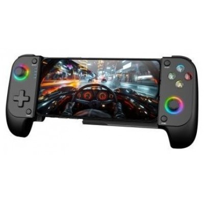 GAMEPAD MGP-X NEON RGB NEGRO MARS GAMING (Espera 4 dias)