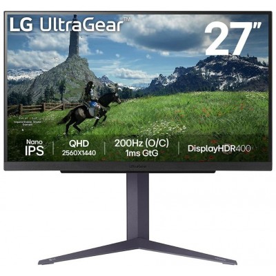 LG 27GS85Q-B pantalla para PC 68,6 cm (27") 2560 x 1440 Pixeles Quad HD LCD Negro (Espera 4 dias)