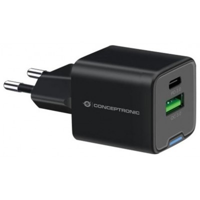 Cargador De Pared Conceptronic Usb-c X1 Usb-ax1