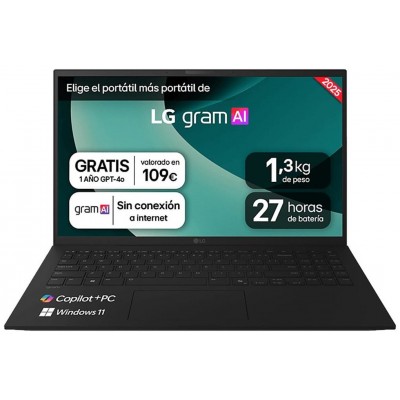 PORTATIL LG GRAM R5-340 16GB 1TB 15"FHD W11H