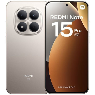 SMARTPHONE REDMI NOTE 15 PRO 5G (12+512GB) TITANIO XIAOMI (Espera 4 dias)-SX45 SMARTPHONE REDMI NOTE 15 PRO 5G (12+512GB) TITANIO XIAOMI (Espera 4 dias)
