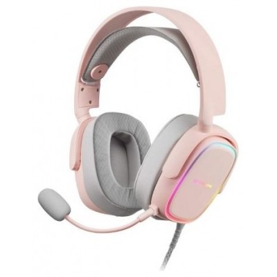 Headset Mars Gaming Mhax Pink Jack 3.5mm Altavoces