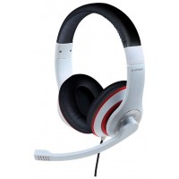 AURICULARES GEMBIRD MICROFONO CONTROL VOL BLANCO NEGRO ALAMBRICO