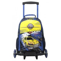 MOCHILA ESCOLAR CON RUEDAS GRANDE DE CARRERAS DE COCHES TOTTO MJ03VLC003-2310-6J7L (Espera 4 dias)