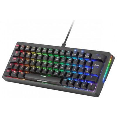 TECLADO MECANICO MKMINIPRO SWITCH BLUE RGB NEGRO MARS GAMING (Espera 4 dias)