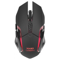 RATON OPTICO WIRELESS MMW NEGRO MARS GAMING (Espera 4 dias)