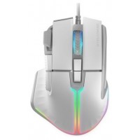 MOUSE MARS GAMING MM-XT WHITE 9B 12800DPI RGB CABLE