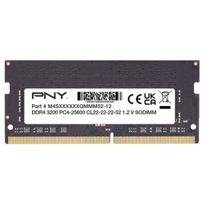 PNY - DDR4 - 8GB - SO-DIMM de 260 espigas - 3200 Mhz /