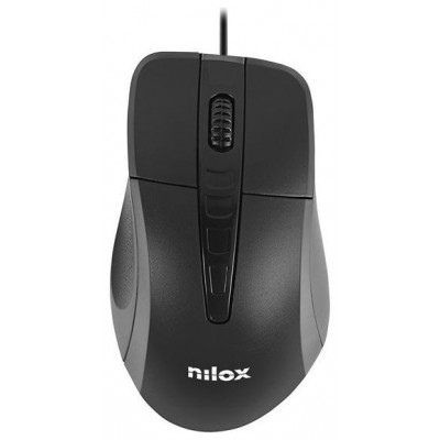 Nilox Rat&oacute;n &Oacute;ptico MOUSB1001 1000 dpi Negro