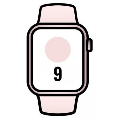 APPLE WATCH SERIES 9 CAJA ALUMINIO GPS 41mm CORREA DEPORTIVA LOOP LIGHT PINK (Espera 4 dias)