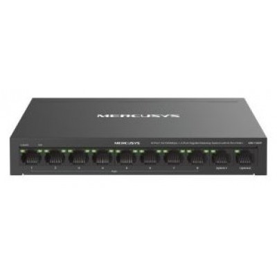 SWITCH POE+ NO GESTIONABLE MERCUSYS MS110CP 10P 8xRJ45-SX9 SWITCH POE+ NO GESTIONABLE MERCUSYS MS110CP 10P 8xRJ45