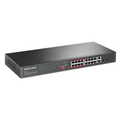 SWITCH NO GESTIONABLE MERCUSYS MS118CP 18P 16x10/100