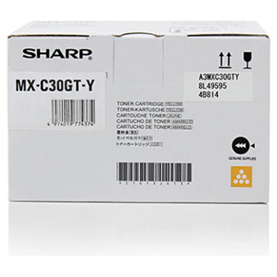 SHARP  Toner MXC300W MXC250F amarillo  6000 PAGINAS