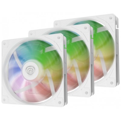 VENTILADOR GENESIS OXAL 120 ARGB BLANCO PACK 3 UDS-SX4 VENTILADOR GENESIS OXAL 120 ARGB BLANCO PACK 3 UDS