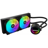 VENTILADOR GENESIS REFRIGERACION LIQUIDA HYDRIA 240 ARGB 120MM + PASTA TERMICA