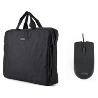 NILOX Malet&iacute;n 15.6"Negro+Rat&oacute;n USB 1000dpi