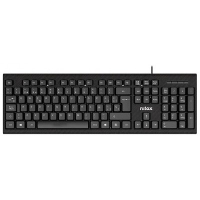 NILOX Kit Teclado+raton NXKME0011 Usb NEgro