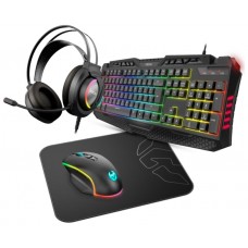 COMBO TECLADO/RATON/AURICULARES/ALFOMBRILLA KROM (Espera 4 dias)