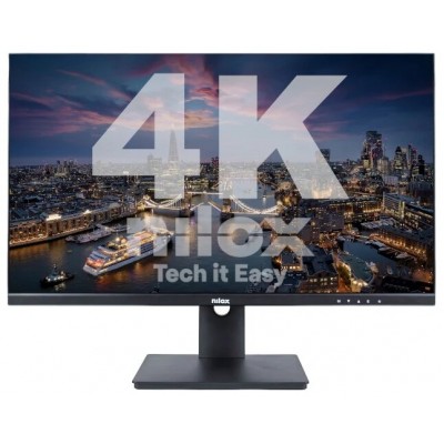 MONITOR 27" NILOX NXM274KD11  IPS 4K 350 2HDMI DP USB 5MS (Espera 4 dias)