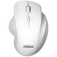 Nilox Rat&oacute;n Wireless 3200 DPI, 2.4G, Blanco