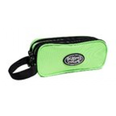 OCW ESTUCHE 3 CREMALLERAS VERDE NEON