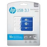 USB 3.1 HP 32GB X755W PACK DE 3 AZUL