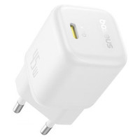 OS-BASEUS PICOGO GAN FAST CHARGER 1C 45W EU MOON WHITE (Espera 4 dias)