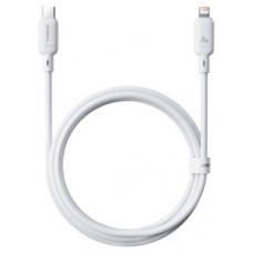 OS-BASEUS SILKY SERIES FAST CHARGING CABLE TYPE-C TO IP 20W 1M MOON WHITE (Espera 4 dias)