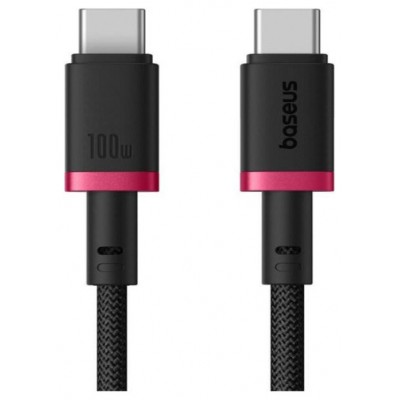 BASEUS DURA SERIES FAST CHARGING CABLE TYPE-C TO TYPE-C 100W 1M RED+BLACK (Espera 4 dias)-SX2 BASEUS DURA SERIES FAST CHARGING CABLE TYPE-C TO TYPE-C 100W 1M RED+BLACK (Espera 4 dias)