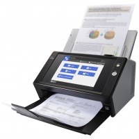 RICOH - FUJITSU Escaner N7100E, Escaner de Red LED con Gigabit Ethernet, Pantalla Tactil, ADF, Duplex, A4, 25 ppm/50 ipm.