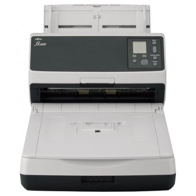 RICOH - FUJITSU Escaner fi-8290, Escaner Departamental LED Gigabit Ethernet USB 3.2 con ADF/plano, Duplex, A4, 90 ppm/180 ipm.