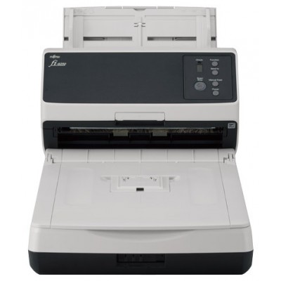 RICOH -FUJITSU Escaner fi-8250, Escaner de Grupo de Trabajo LED Gigabit Ethernet USB 3.2 con ADF/plano, Duplex, A4, 50 ppm/100 ipm.