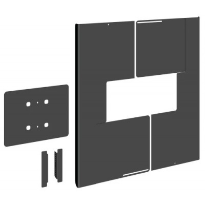 VOGELS GAMA PROFESIONAL SERIE CONNECT-IT TAPAS TRASERAS VERTICALES 75"-80" NEGRO (PFA9162) (Espera 4 dias)