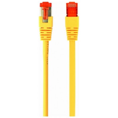 CABLE RED S-FTP GEMBIRD CAT 6A LSZH AMARILLO 0,5 M