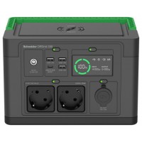 SCHNEIDER OFFGRID PORTABLE POWER STATION 330, 332WH LITHIUM-ION, 2 SCHUKO, SINEWAVE (Espera 4 dias)