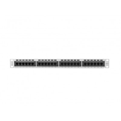 PATCH PANEL LANBERG CAT.6 UTP 24 PUERTOS 1U RACK 19" GRIS-SX6 PATCH PANEL LANBERG CAT.6 UTP 24 PUERTOS 1U RACK 19" GRIS
