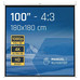 iggual Pantalla manual 1:1 100" 180x180 cm-SX10 iggual Pantalla manual 1:1 100" 180x180 cm