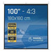 iggual Pantalla manual 1:1 100" 180x180 cm-SX10 iggual Pantalla manual 1:1 100" 180x180 cm