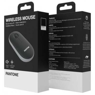 Celly Raton Pantone Inalambrico Negro Click silen.
