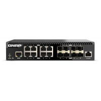 QNAP QSW-M3216R-8S8T switch Gestionado L2/L3 10G Ethernet (100/1000/10000) 1U Negro (Espera 4 dias)