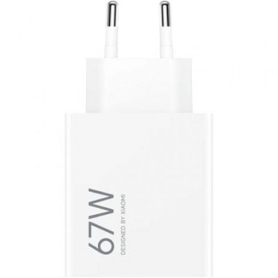 CARGADOR PARED 67W USB-A BLANCO  XIAOMI (Espera 4 dias)
