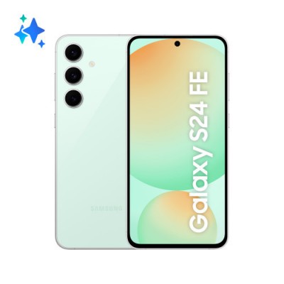 Samsung Galaxy S24 FE 17 cm (6.7") SIM doble Android 14 5G USB Tipo C 8 GB 128 GB 4700 mAh Color menta (Espera 4 dias)-SX108 Samsung Galaxy S24 FE 17 cm (6.7") SIM doble Android 14 5G USB Tipo C 8 GB 128 GB 4700 mAh Color menta (Espera 4 dias)