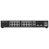 SWITCH RUIJIE RG-ES220GS-P 20 PUERTOS GIGABIT POE 16 POE2 2RJ45
