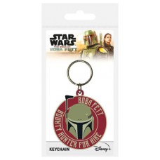 LLAVERO DE GOMA STAR WARS EL LIBRO DE BOBA FETT PYRAMID REDSTRING RK39329C (Espera 4 dias)