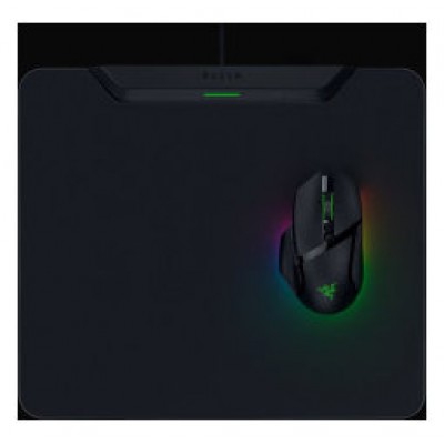 Razer HyperFlux V2 Alfombrilla de rat&oacute;n para juegos Negro (Espera 4 dias)