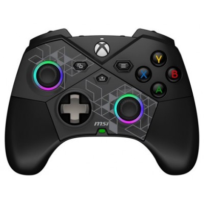 MSI FORCE PRO W CONTROLLER Negro USB 2.0 Gamepad Anal&oacute;gico/Digital Android, PC, Xbox One S, Xbox One X, Xbox Series S, Xbox Series X (Espera 4 dias)
