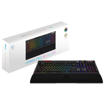 TECLADO MSI STRIKE PRO WIRELESS SILENT ES (Espera 4 dias)-SX23 TECLADO MSI STRIKE PRO WIRELESS SILENT ES (Espera 4 dias)